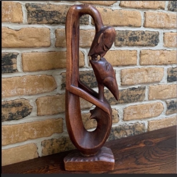 Vintage Other - Vintage Hand-carved Wooden sculpture from Africa